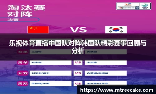 乐视体育直播中国队对阵韩国队精彩赛事回顾与分析